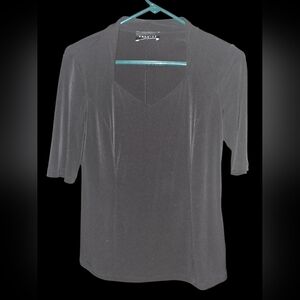 5/58. Premise Classic Black Blouse